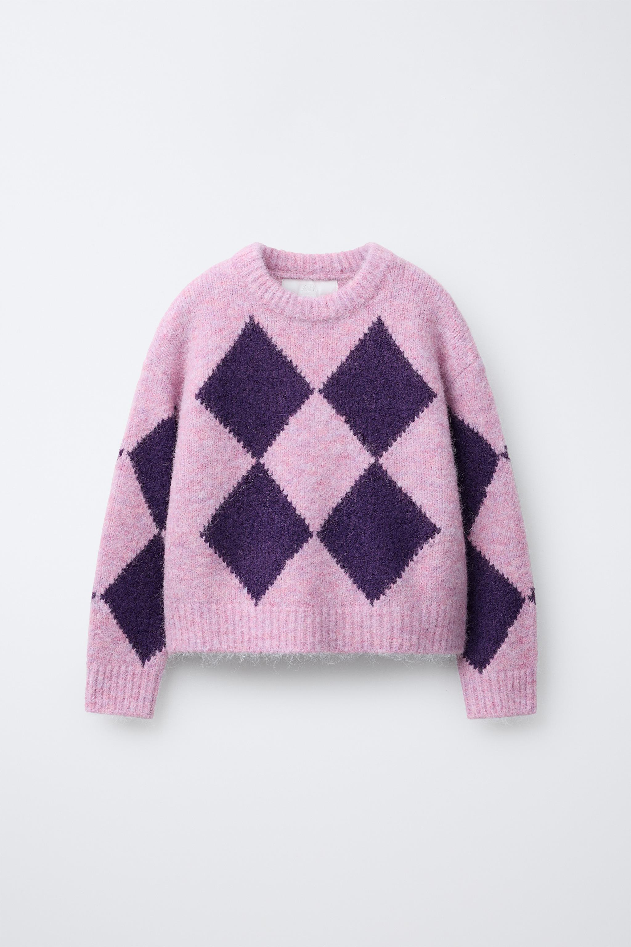 DIAMOND KNIT JUMPER